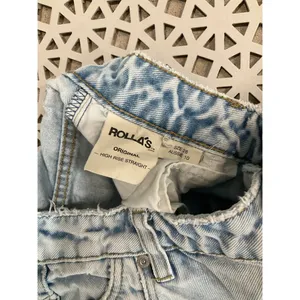 Rolla's Original Straight High Rise Jeans in Sunbleach Worn 28 Womens Denim Pant thumbnail 7