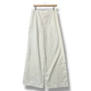 And Now This Corduroy Ivory Wide Leg Pants Sz 14 Minimalist Boho Scandi Academia thumbnail 3