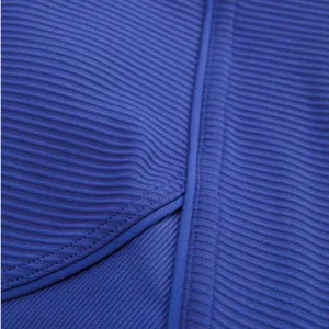 Lululemon athletica energy bra blue ribbed $78 limited edition active 8 workout thumbnail 4