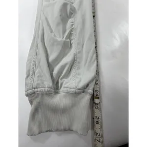 Lululemon Beyond the Studio Jogger Pants Grey Textured Drawstring Tapered Womens thumbnail 4