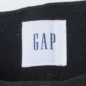 Gap Womens Ponte Crop Flare Pinstripe Pants Size‎ 00 Black Career Professional thumbnail 3