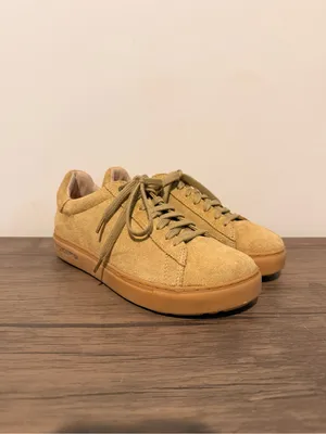 Birkenstock Bend Low Suede Casual Lace Up Shoes Brown Tan EURO 36 Pre Owned EUC thumbnail 3