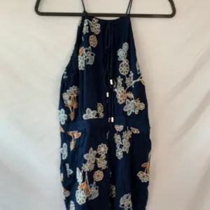 J.O.A.‎ Navy Floral Embroidered Romper thumbnail 3