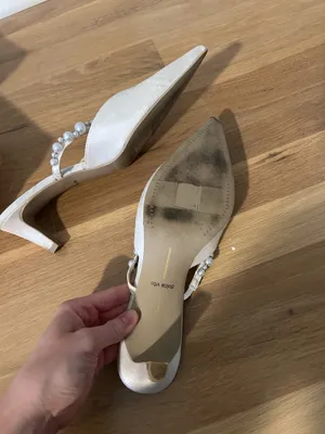 DV by Dolce Vita Kanika Pearl Mid Heels Vanilla Pearls thumbnail 5