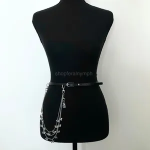 Vintage Y2K Gummy Bear Butterfly Chain Belt, Fits 33–36 Inches, X7GA1195 thumbnail 3