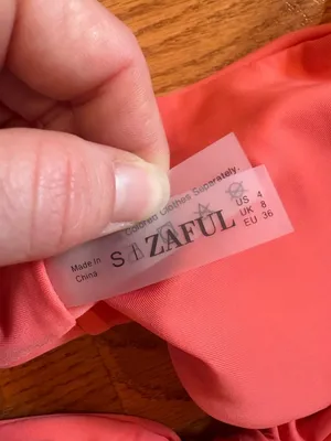 ZAFUL Coral Tie Front Crop Top NWT | Coastal Cowgirl | Euro Summer Festival Top thumbnail 3
