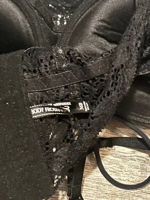 Body Frosting Black Lace Bra- size 36B thumbnail 3