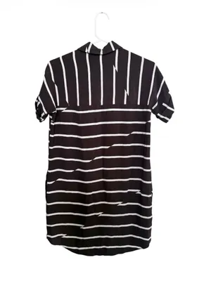 Madewell Break Stripe Courier Dress Size XXS thumbnail 3