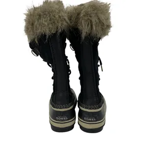 Sorel Joan of Arctic Waterproof Snow Boots Faux Fur Black Size 7 thumbnail 7