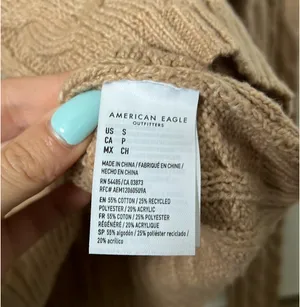 American Eagle Cable Knit Sweater thumbnail 5