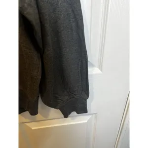 Lou & Grey Signaturesoft Sweatshirt Medium Quarter Zip Charcoal Loungewear NWT thumbnail 5