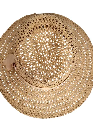 Betmar Straw Paper Sun Hat Tan thumbnail 3