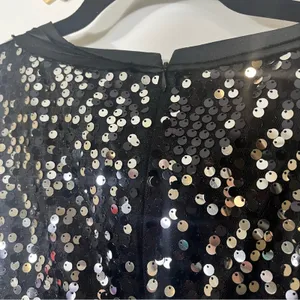 Banana Republic Black Sequin Dress Size‎ 2 thumbnail 5