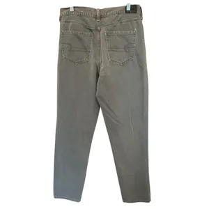American‎ Eagle Mom Jean 10 Long Gray High Waisted Denim 90s Casual Grunge Indie thumbnail 5