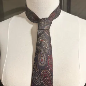 The Cotswold Collection Men’s Tie Paisley Silk Hand Made Necktie USA Made thumbnail 1