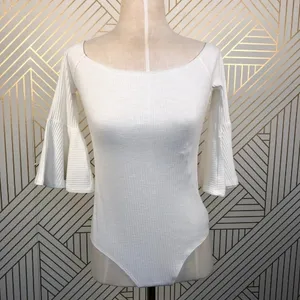 NBD Seduire Off-the-Shoulder Bodysuit‎ in Ivory thumbnail 3