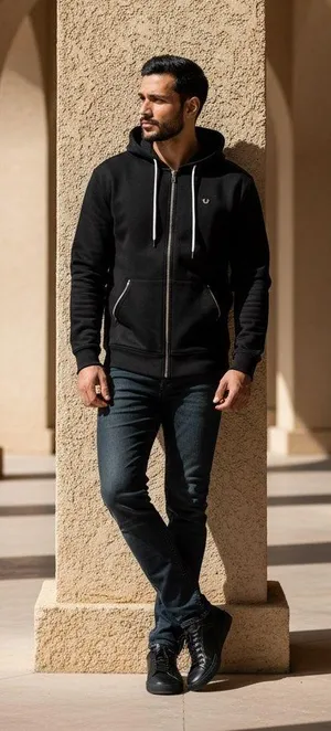 True Religion Men’s Hoodie jacket size large thumbnail 1