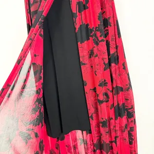 Connected Apparel Mesh Overlay High Low Maxi Dress Size 16 Whimsigoth Vampire thumbnail 7