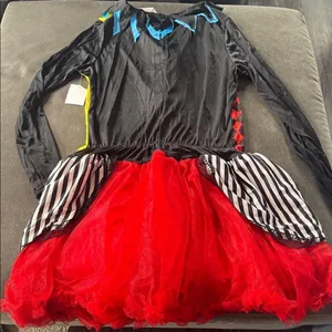 Women’s Freakshow Clown Halloween Costume Size XL 16/18 NEW thumbnail 6