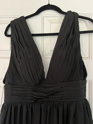 Black Maxi Dress Size 8 thumbnail 2
