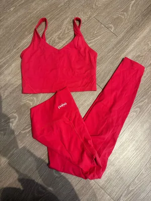 paiya red workout set Size 6 thumbnail 1