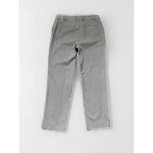 Jones New York Gingham Check Grace Ankle Pants Black White Size 10 Preppy Office thumbnail 3