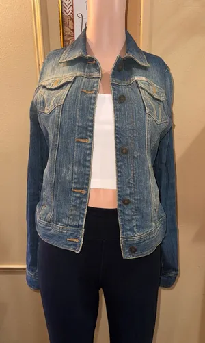 Hollister HCO Surf Co. Stretch Denim Jacket Small thumbnail 1