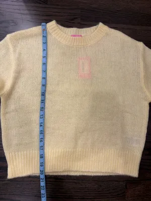 Edikted Sweater Yellow Lightweight Knit thumbnail 3