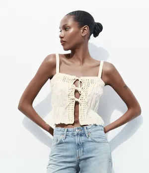 ZARA Knit Top thumbnail 1