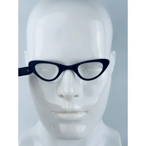 Vintage Folding Cat Eye Glasses MCM Opera Reader Funky Fun Retro 50s 60s thumbnail 2