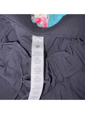 Lululemon $118 On The Fly Black Jogger Pants Elastic Waist Woman’s Size 8 thumbnail 3