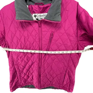 Columbia Vertex Core Interchange Jacket Womens L Pink Quilted Full Zip‎ Outdoors thumbnail 6
