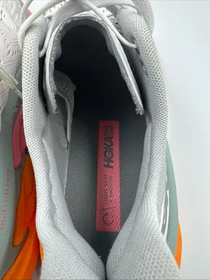 Hoka One One Women’s Clifton Edge Running Shoes Us10 Gray Pink Orange 1110511 thumbnail 13