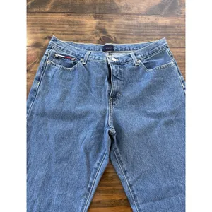 Tommy Hilfiger Jeans Womens 13/30 Vintage Freedom Y2K Pants Flag Patch USA Adult thumbnail 6