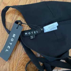 Motel Rocks triangle tie crop top thumbnail 4