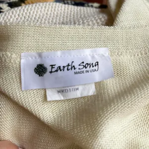 Earth Song Cream Tie Cardigan thumbnail 3