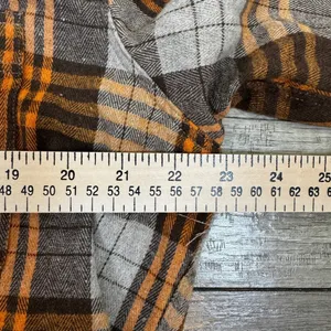 Italian Design Flannel Shirt Plaid Checkered Button Up‎ Long Sleeve L thumbnail 5