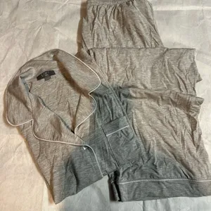 LOFT Gray Short Sleeve Pajama Top thumbnail 14