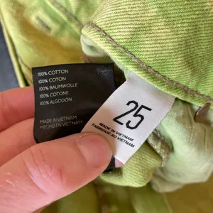 BDG Lime Green Wide Leg Jeans — Size 25 thumbnail 9