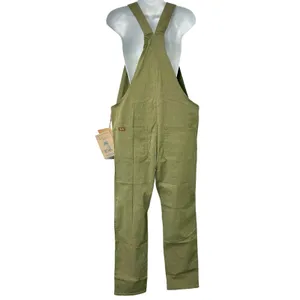 Purnell Work Wear Olive Green Slub Cotton Overalls Women's size 6 NEW Tags thumbnail 9