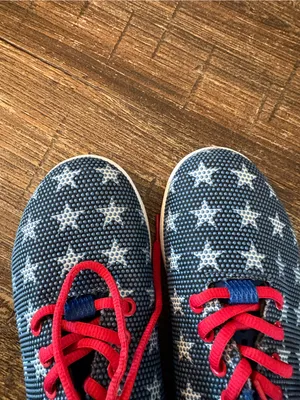 NOBULL Flag Trainer Women 7.5 Blue White Star Patriotic Athletic Shoe thumbnail 6