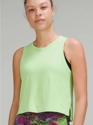 Lululemon Train to be tank top scream green light yoga Pilates gym activewear 10 thumbnail 1