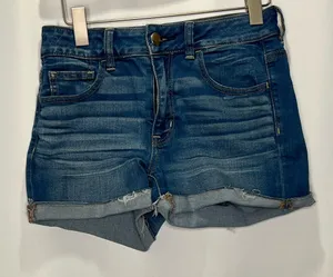 American Eagle Super Stretch High Rise Shortie Shorts thumbnail 1