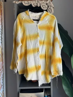 fantastic fawn muslin button down thumbnail 1