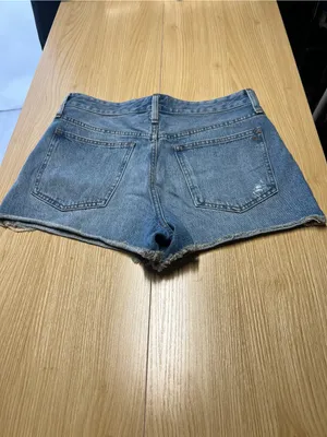 Madewell Relaxed Distressed Denim Shorts Size 27 thumbnail 8