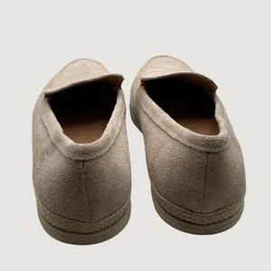 Marc Fisher Womens Suede Espadrille Loafers Taupe Beige Moc Toe Flats Size 7M thumbnail 4