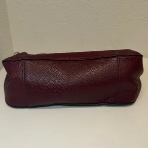 Kate Spade Polly Medium Leather Shoulder Hobo Bag Cherrywood Burgundy Wine thumbnail 7