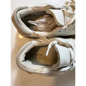 AllSaints Trish Leather Platform Sneakers Chalk White Women's Size 9 thumbnail 10