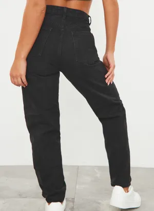 Pretty Little Thing NWT | Washed out Mom Jeans thumbnail 2