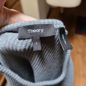 Theory Ailer St Grey Organic Cotton Waffle Knit Long Sleeve Shirt thumbnail 5